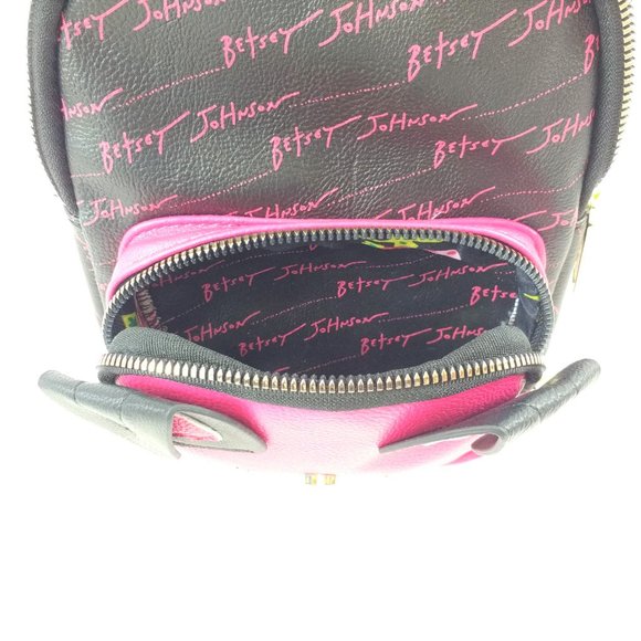 Betsey Johnson Dog Pink Mini Backpack - Picture 8 of 9